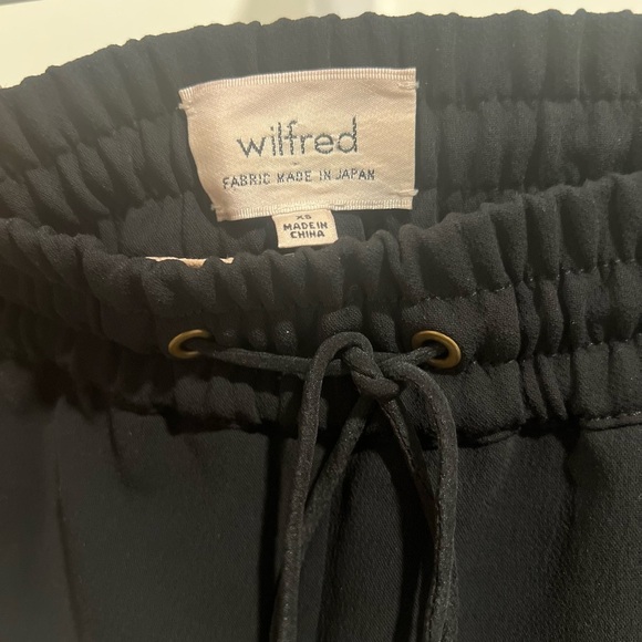 Wilfred Joggers Women's Size XSmall Black Pants Elastic Waist Pants - Picture 4 of 5